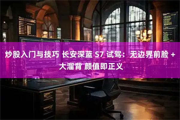 炒股入门与技巧 长安深蓝 S7 试驾：无边界前脸 + 大溜背 颜值即正义