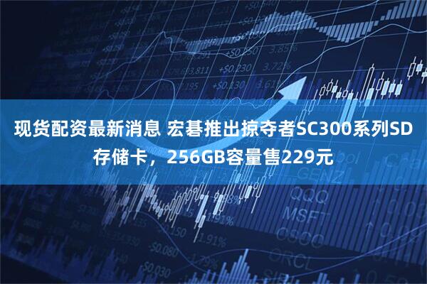 现货配资最新消息 宏碁推出掠夺者SC300系列SD存储卡，256GB容量售229元